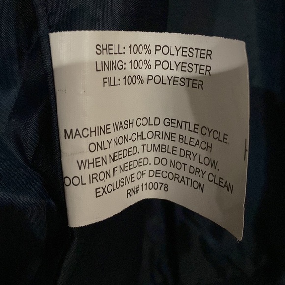 US Polo Association light puffer jacket dark blue - Picture 4 of 6